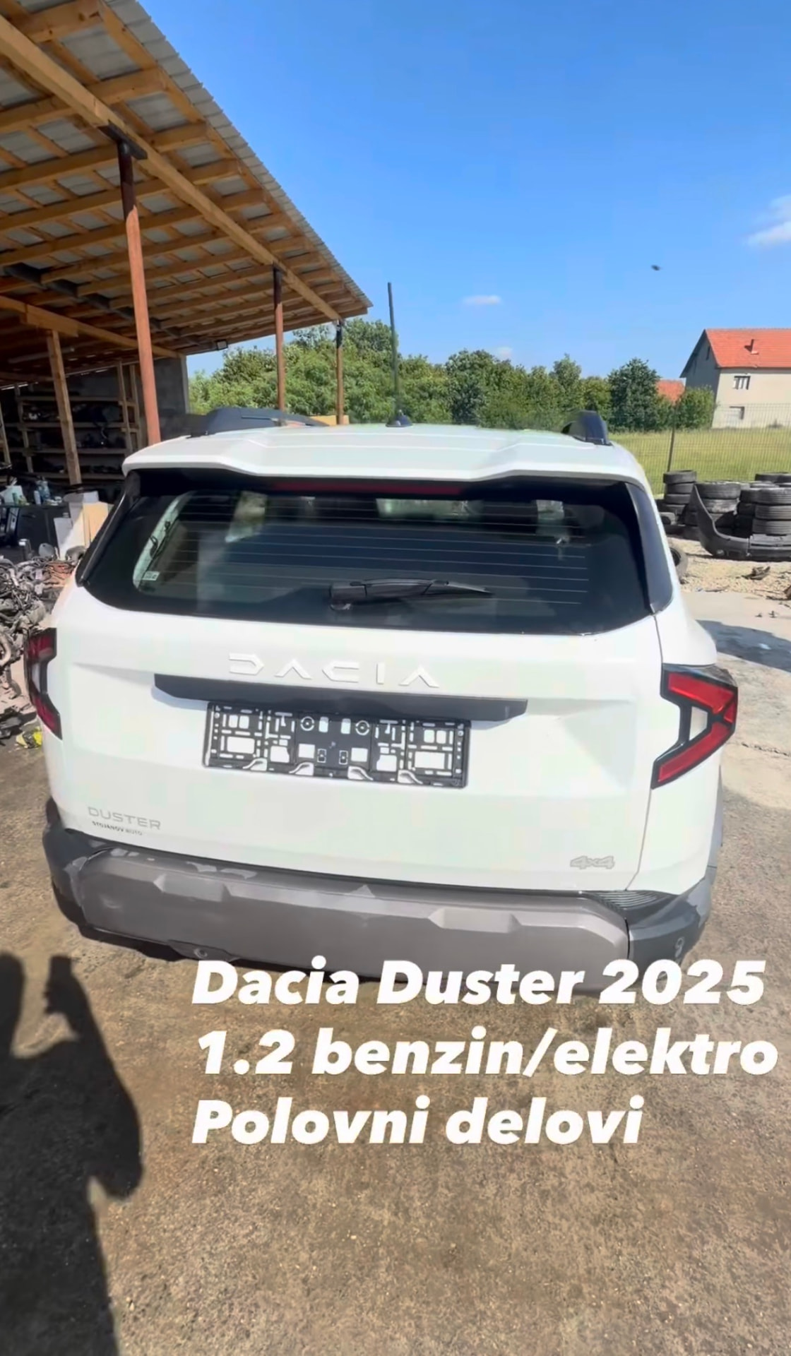 Dacia Duster 2025 1.2 benzin/elektro polovni delovi